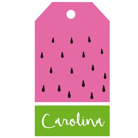 Tarjetas largas con cinta Sandía 24u Pers