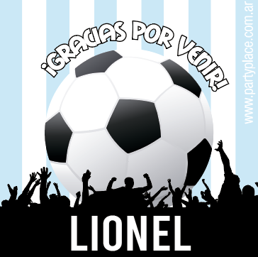 Tarjetitas Fútbol Argentina Pers 20u