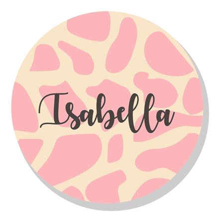 Tarjetitas redondas Safari Glam 20u Pers
