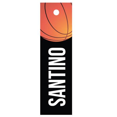 Tarjetas largas con cinta Basquet 20u Pers