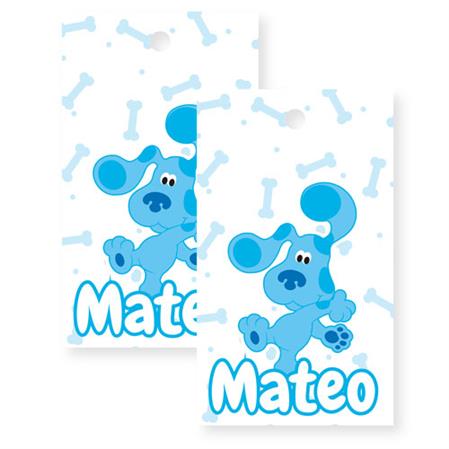 Tarjetas largas con cinta Las pistas de Blue 12u