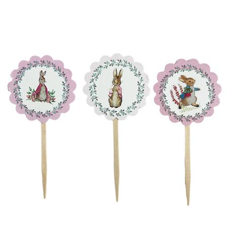 Toppers Peter Rabbit rosas 12u
