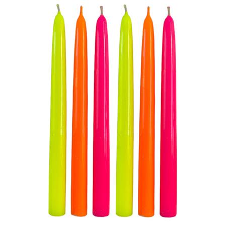 Set velones Fluo/ Neon x6u