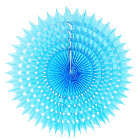 Roseta medallon calado turquesa 50cm