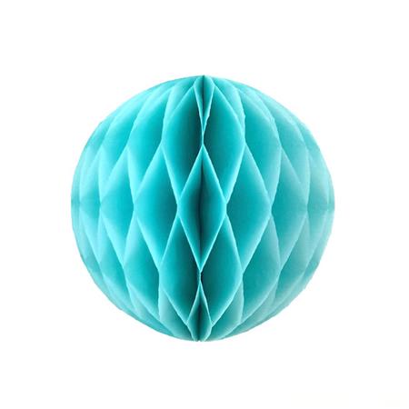 Esfera panal chico 18cm aguamarina/verde agua