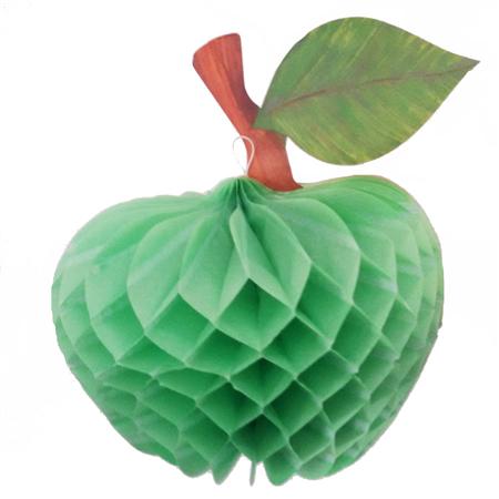 Adorno panal Manzana verde