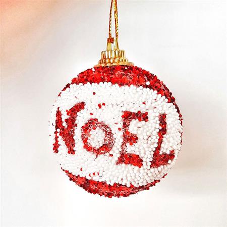 Adornos redondos Noel 3u