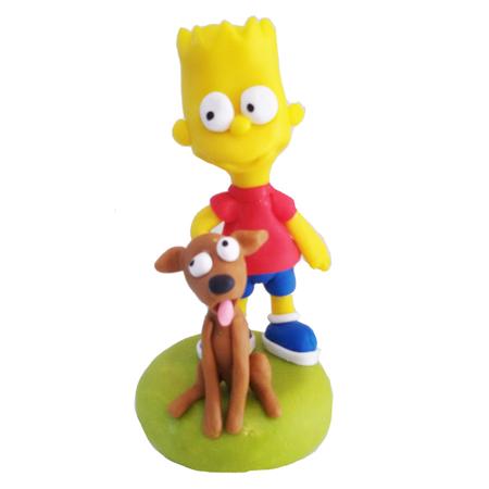 Adorno porcelana Bart Simpson