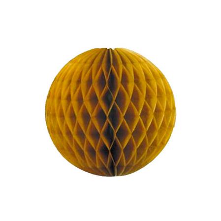 Esfera panal chico 18cm dorado