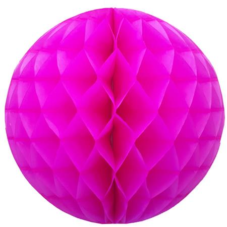 Esfera panal grande 33cm fucsia