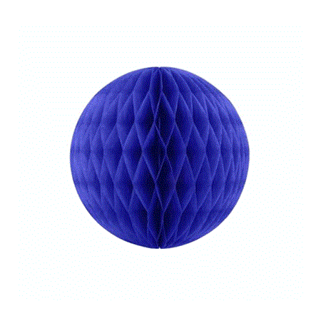 Esfera panal chico 18cm azul