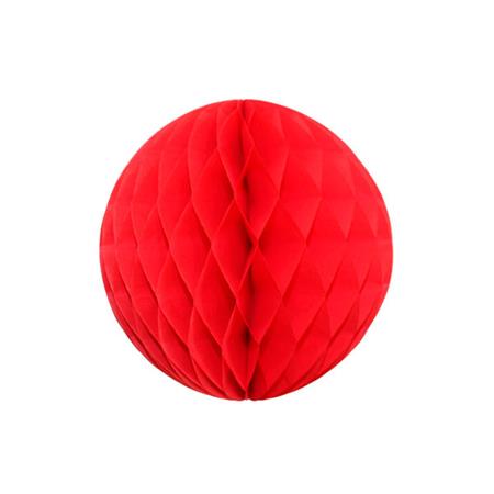 Esfera panal chico 18cm rojo
