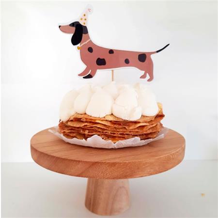 Pinche para torta Dogs - Salchicha marron