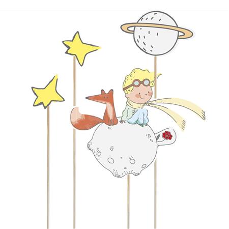 Pinche para torta Set x4 El Principito