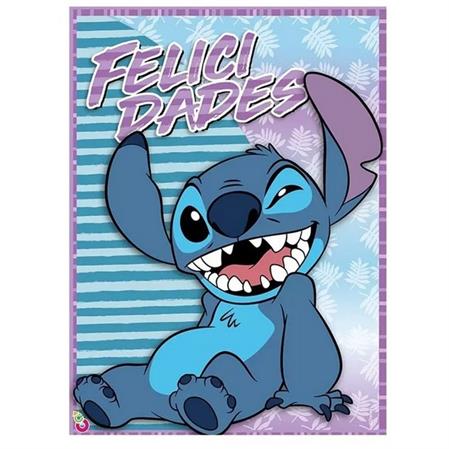 Afiche Stitch Felicidades