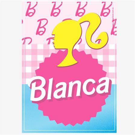 Afiche Pers. Barbie