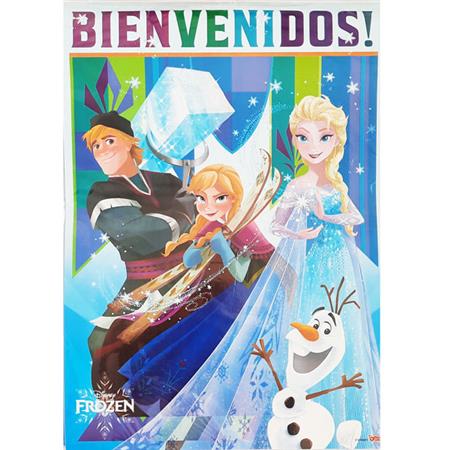 Afiche Frozen Bienvenidos x2