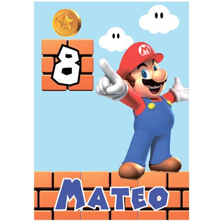 Afiche Pers. Mario Bros