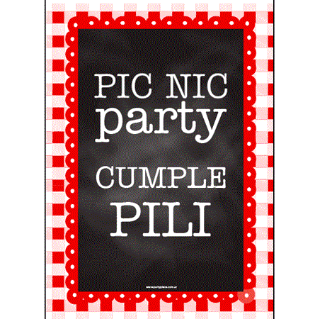 Afiche Pers. Pic Nic