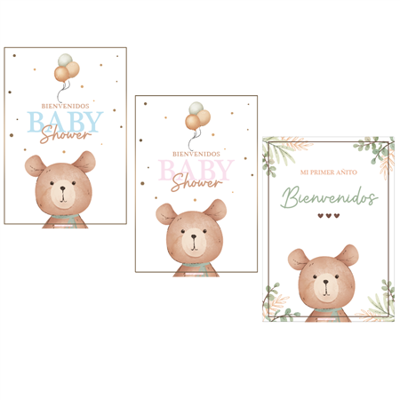 Afiche Pers. Teddy Bear