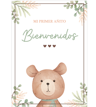 Afiche Pers. Teddy Bear