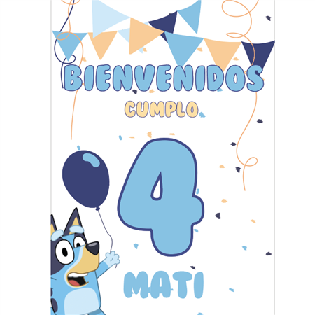 Afiche Pers. Bluey