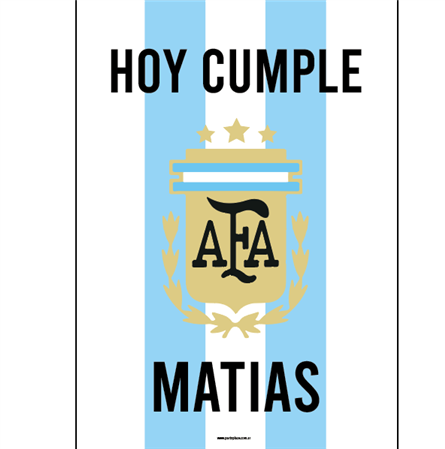 Afiche Pers. Futbol AFA
