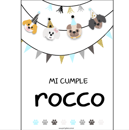 Afiche Pers. Dogs Blue