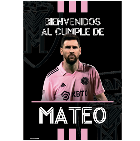 Afiche Pers. Futbol Inter Miami
