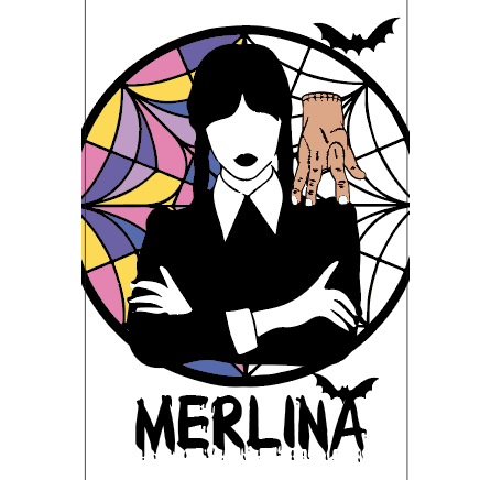 Afiche Pers. Merlina