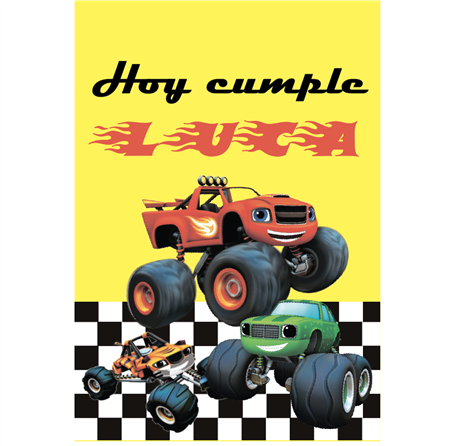 Afiche Pers. Monster truck