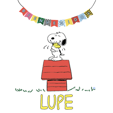 Afiche Pers. Snoopy