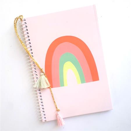 Cuaderno Pastel Rainbow hojas lisas Pers