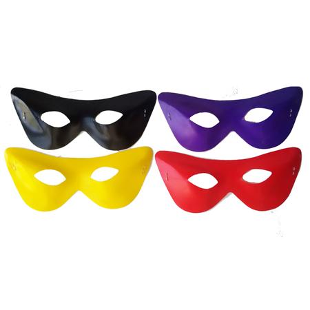 Antifaz plástico Batman colores surtidos 12u