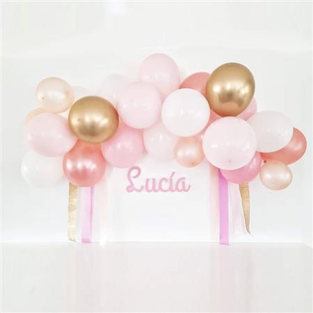 Arco de Globos Deco pared. "Roses&gold"