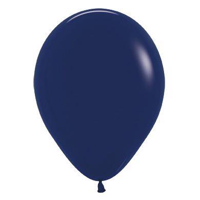 Globos lisos navy 10u