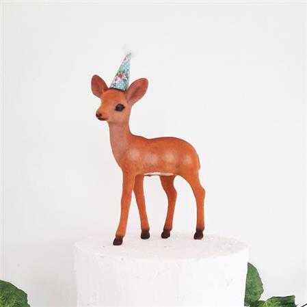 Adorno felpa Bambi con bonete