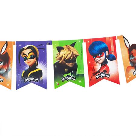 Banderín articulado Miraculous Ladybug