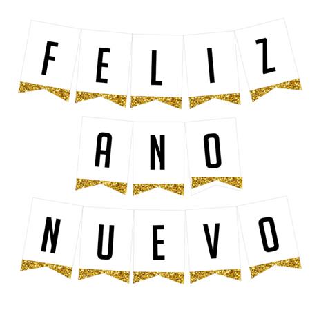 Banderin Feliz Año Nuevo