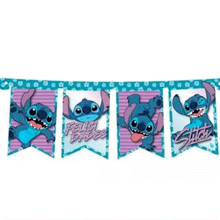 Banderín articulado Stitch