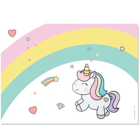 Individuales Baby Unicorn 8u