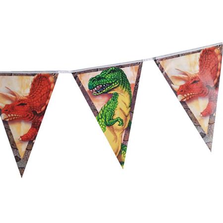 Banderín triangulos Dinosaurios