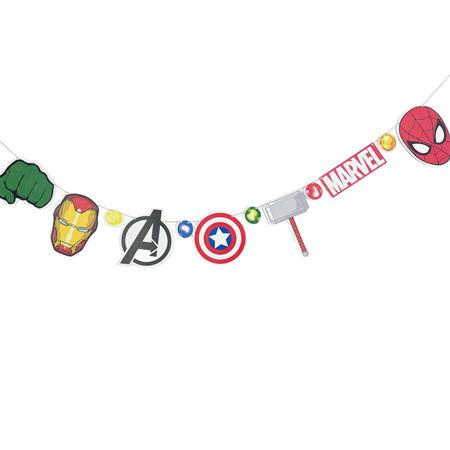 Banderín troquelado Avengers Marvel