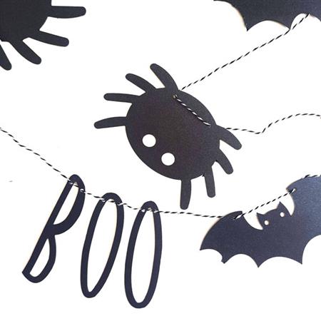 Banderín troquelado Halloween