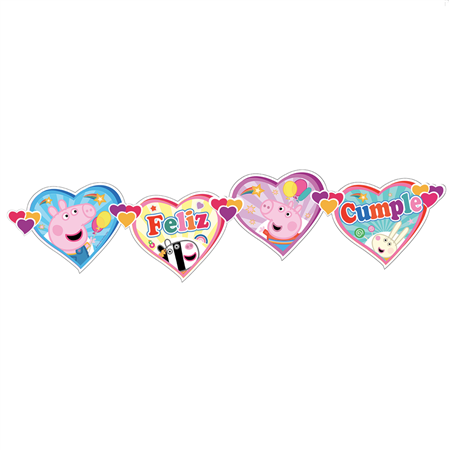 Banderín articulado Peppa Pig