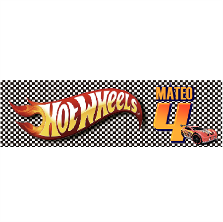 Banner de papel Hot Wheels Pers