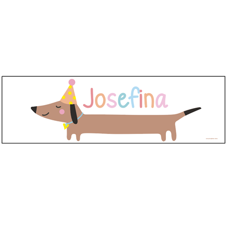 Banner de papel Salchicha
