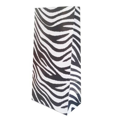 Bolsa con base cebra 10u
