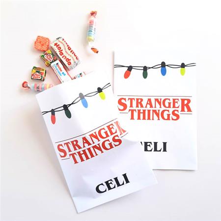 Bolsita sobre Pers. Stranger Things