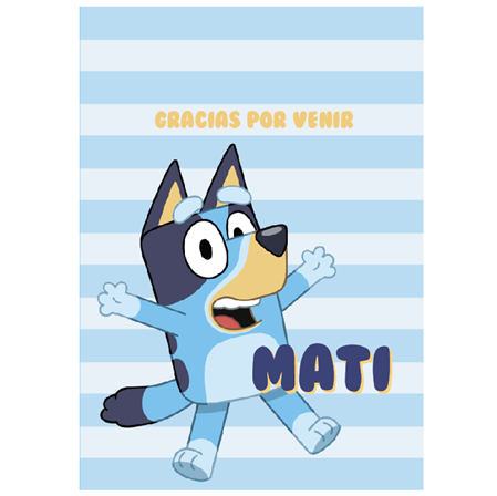 Bolsita sobre Pers. Bluey